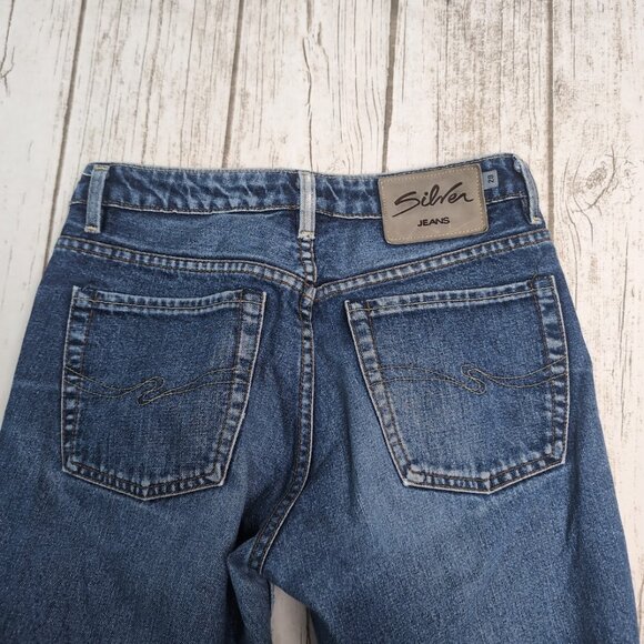 Vintage Silver Jeans Size 28 Flare Medium Wash Sample - Picture 9 of 9